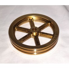 Large Brass Pulley Wheel