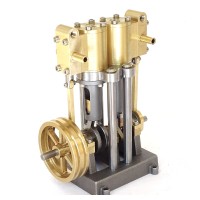 Vertical Marine Twin Cylinder Engine Kit - SHORT VERSION