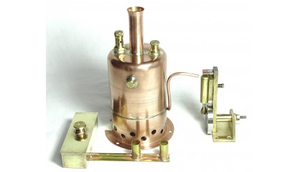 Marine Single Cylinder Oscillating Engine and Boiler Package Complete